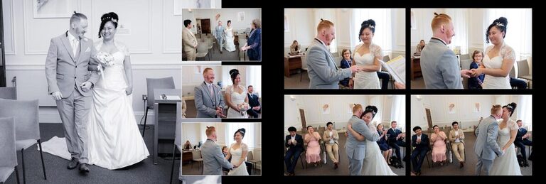 wedding ceremony in Basingstoke register office