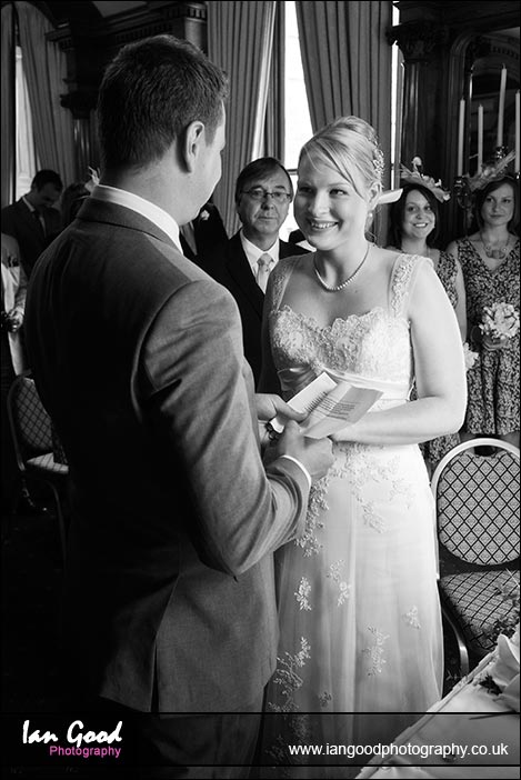 wedding photographer at Oakley Hall