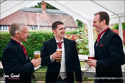 Wedding photography at the Crown in Old Basing