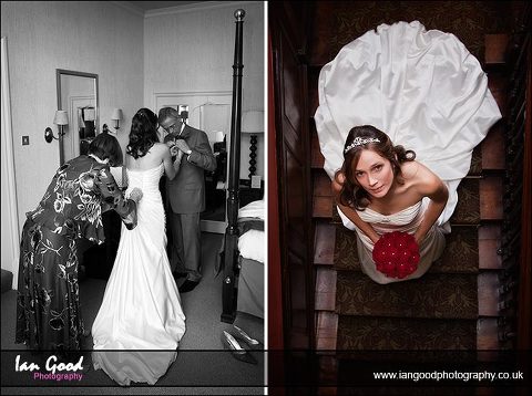 beautiful bridal photography at Audleys Wood wedding