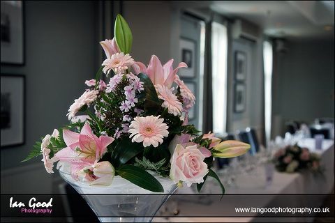flowers at Warbrook House wedding