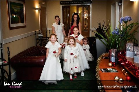 flower girls at Basingstoke wedding