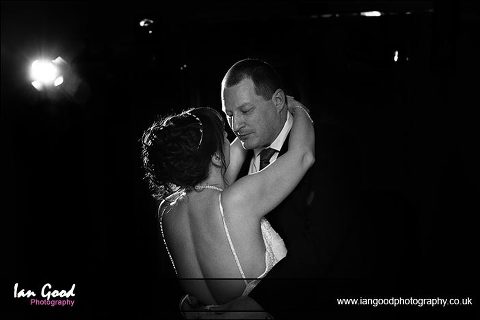 First dance for bride and groom at Basingstoke Country Hotel