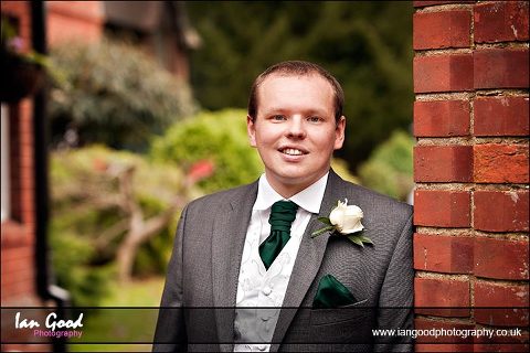 Audleys Wood Wedding Photograph of groom