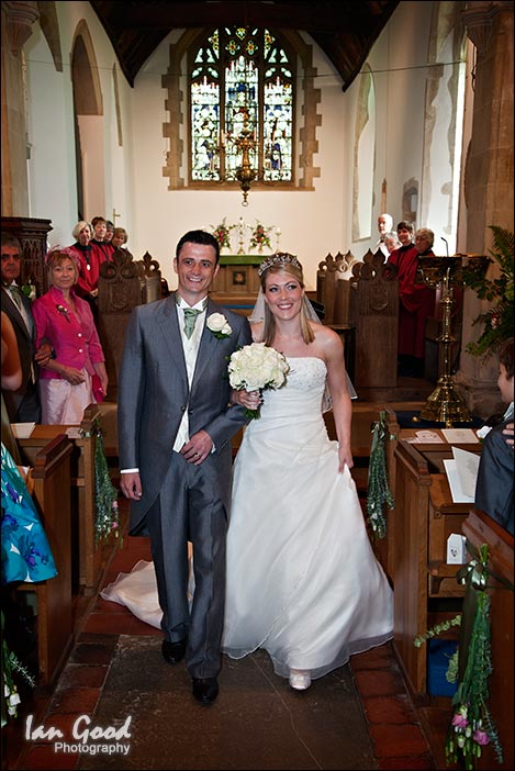 wedding photography st marys church overton