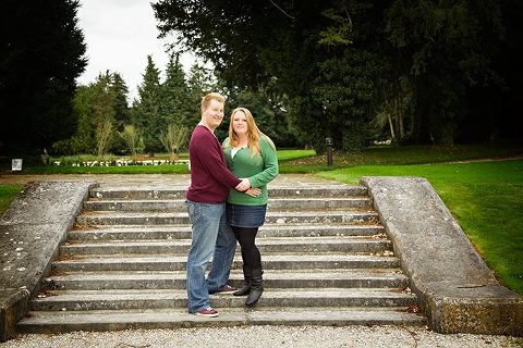 Oakley Hall Wedding Photography Engagement Photograph