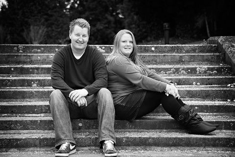 Oakley Hall Wedding Photography Engagement Photograph