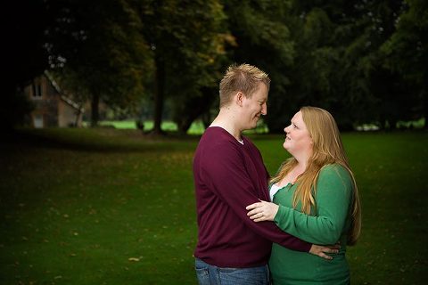 Oakley Hall Wedding Photography Engagement Photograph