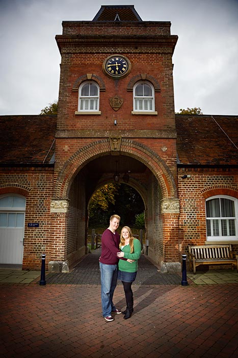 Oakley Hall Wedding Photography Engagement Photograph