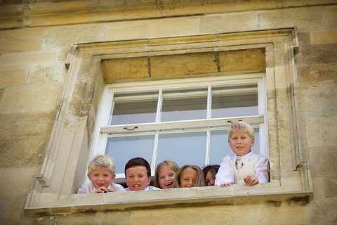 Botleys Mansion wedding pageboys and flower girls