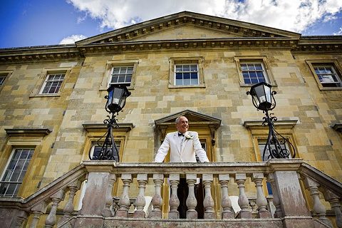 Botleys Mansion wedding groom