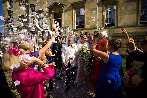 Botleys Mansion wedding confetti