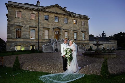 Botleys Mansion wedding couple