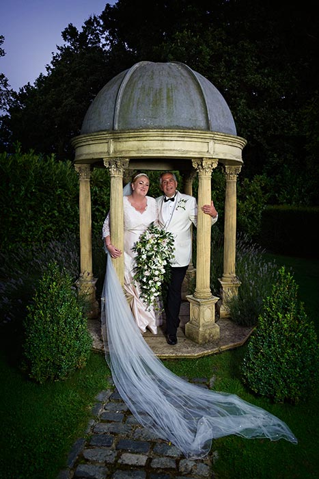 Botleys Mansion wedding couple