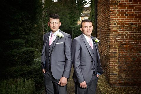 groom and best man at dartford wedding