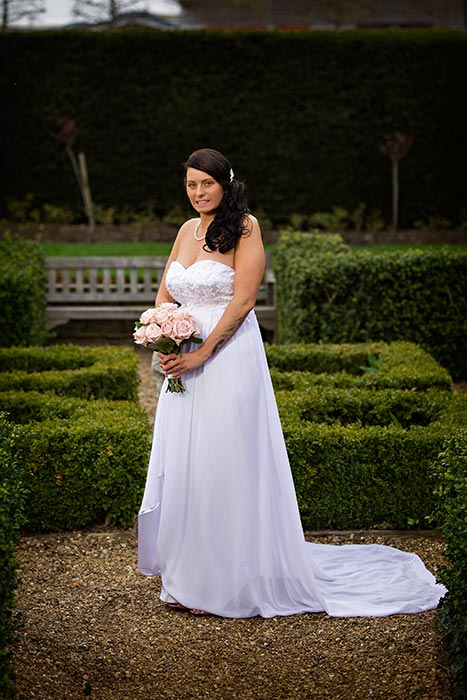 bridal portraits at manor gatehouse
