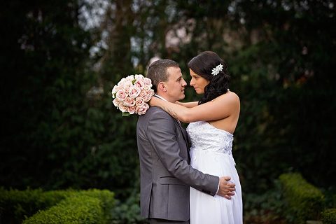 couple portrait at kent wedding