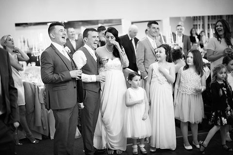 reaction to speeches at kent wedding