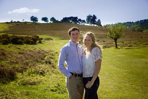 New Forest engagement photos