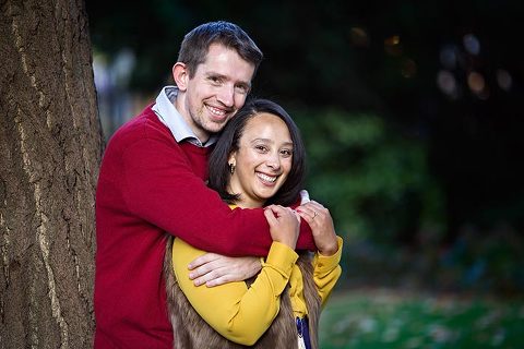 engagement photo in London