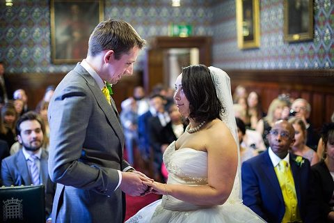 westminster wedding photography exchange of rings