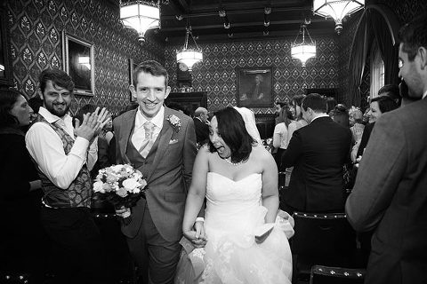 westminster wedding photography - leaving ceremony