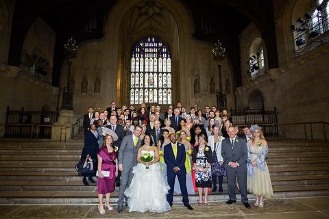 westminster wedding photography group shot