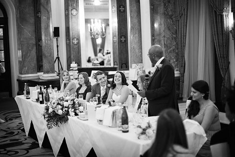 westminster wedding photography - father of the bride speech