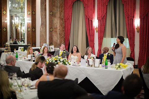westminster wedding photography - maid of honour speech
