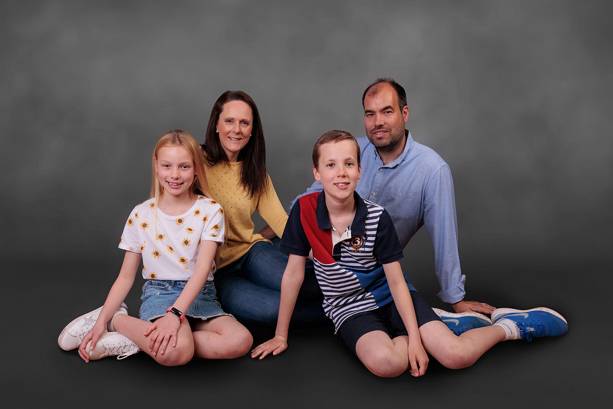 Studio family portraits in Basingstoke