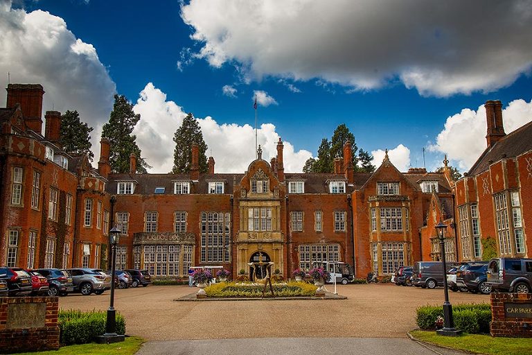 Tylney Hall wedding venue from the front