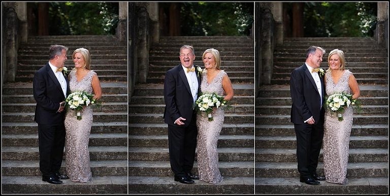 Basingstoke wedding photographer happy couple at Tylney Hall