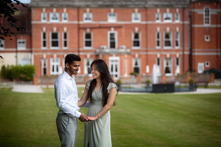 pre wedding photography at Oakley Hall