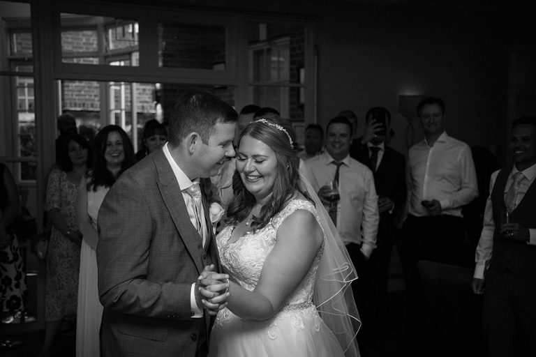 wedding photography at Warbrook House Hotel  - first dance