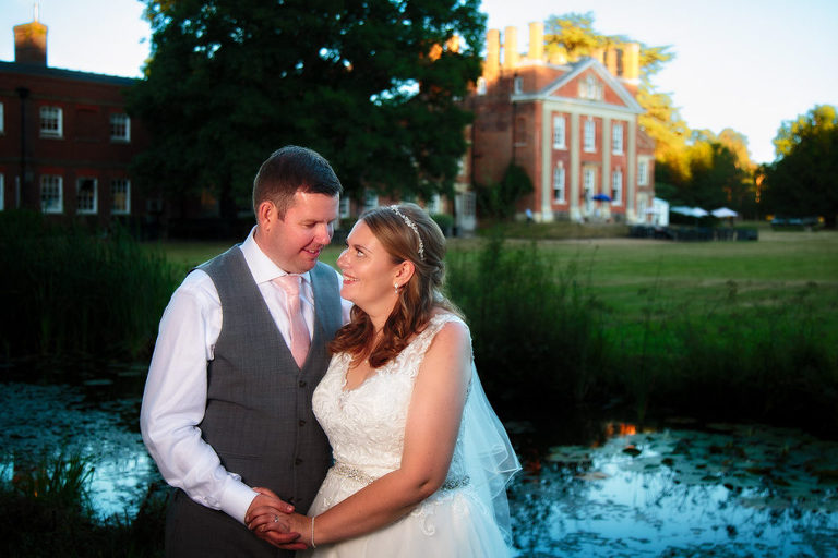 wedding photography at Warbrook House Hotel  - bride and groom