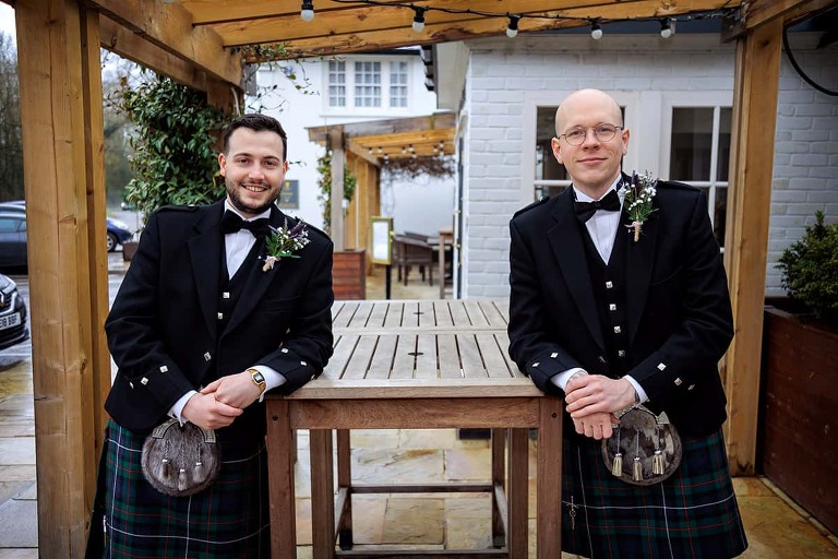 groom and best man by wellington arms wedding photographer
