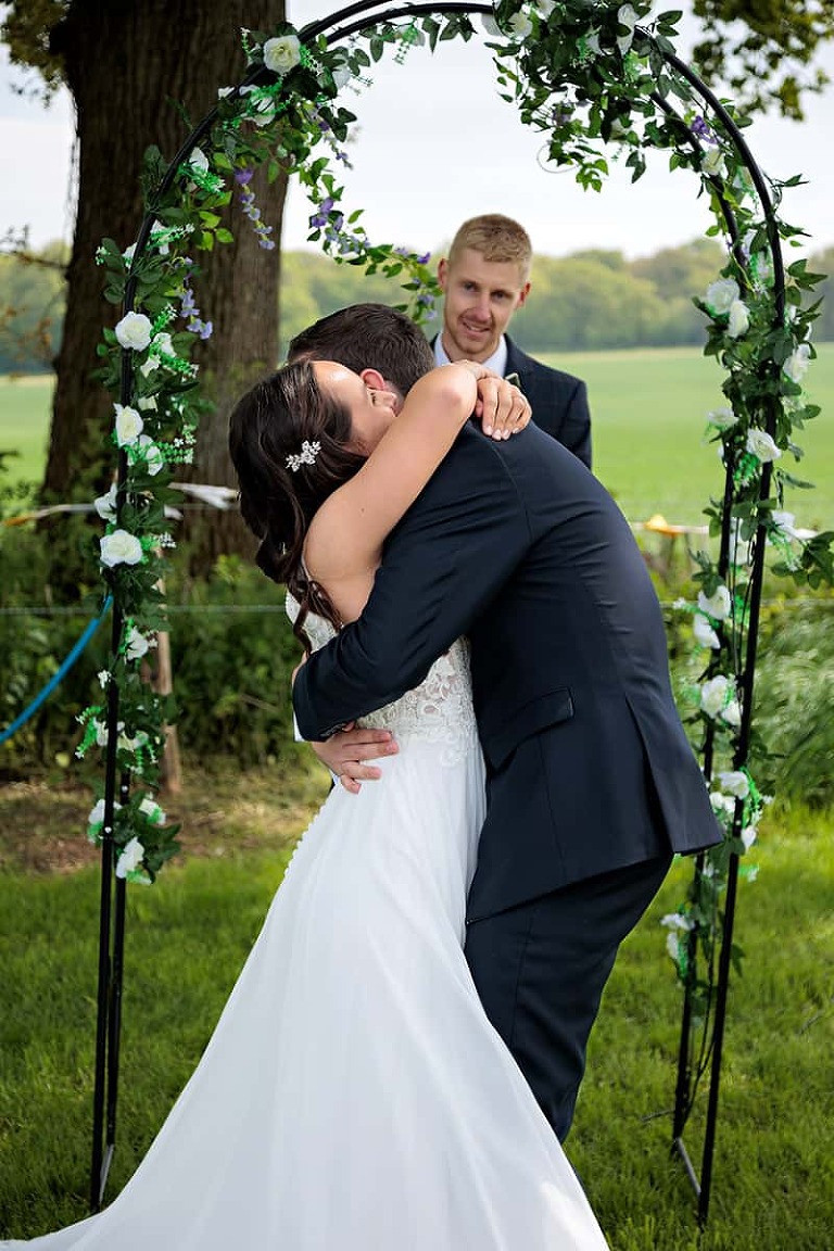 married photo by dummer down farm wedding photographer
