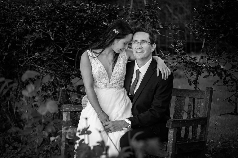happy couple by dummer down farm wedding photographer