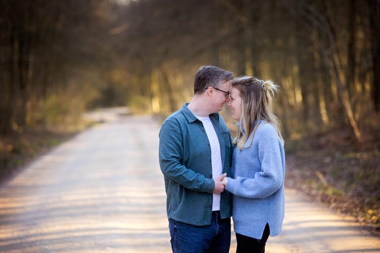Engagement photoshoot in Blackwood Forest
