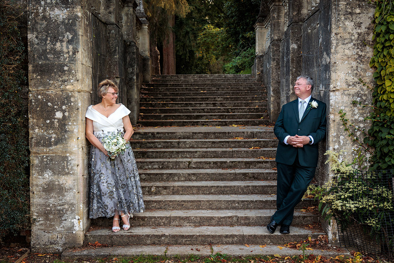 wedding photography at Tylney Hall gardens
