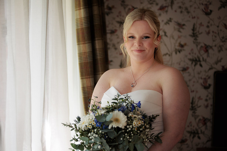 Bridal portrait in Basingstoke