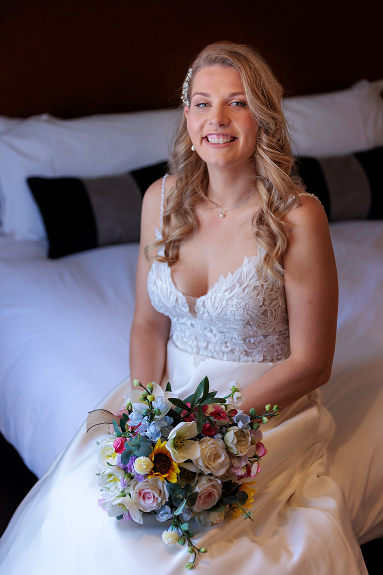 bridal portrait at the Wellington Arms