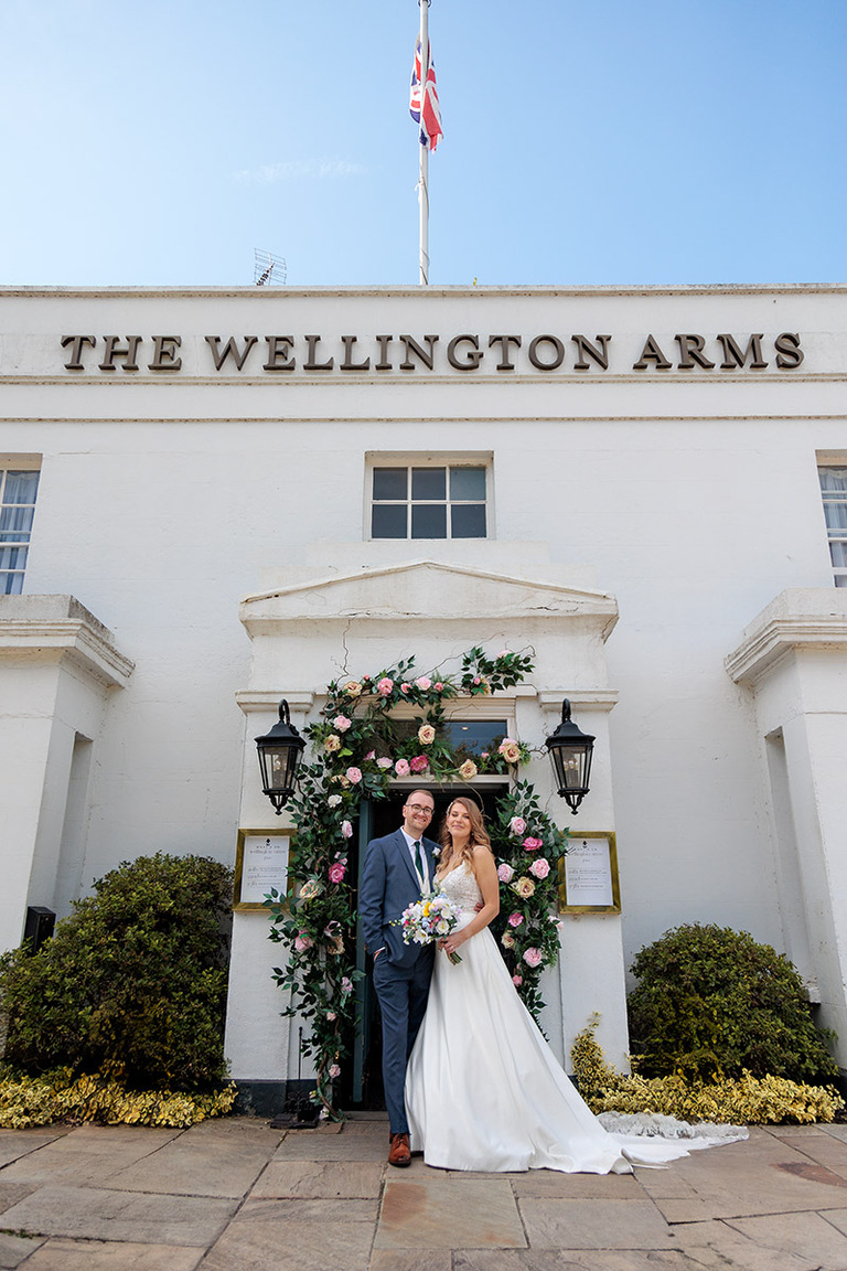 wedding photography at the wellington arms