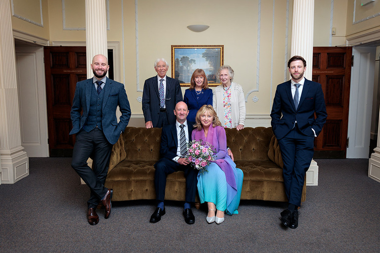 intimate wedding at basingstoke register office