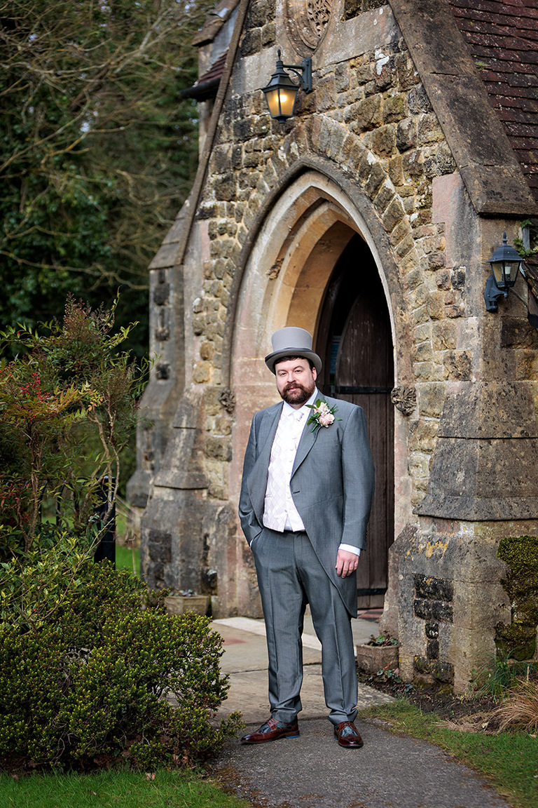 groom at St Mary Magdalen church in Sheet Hampshire